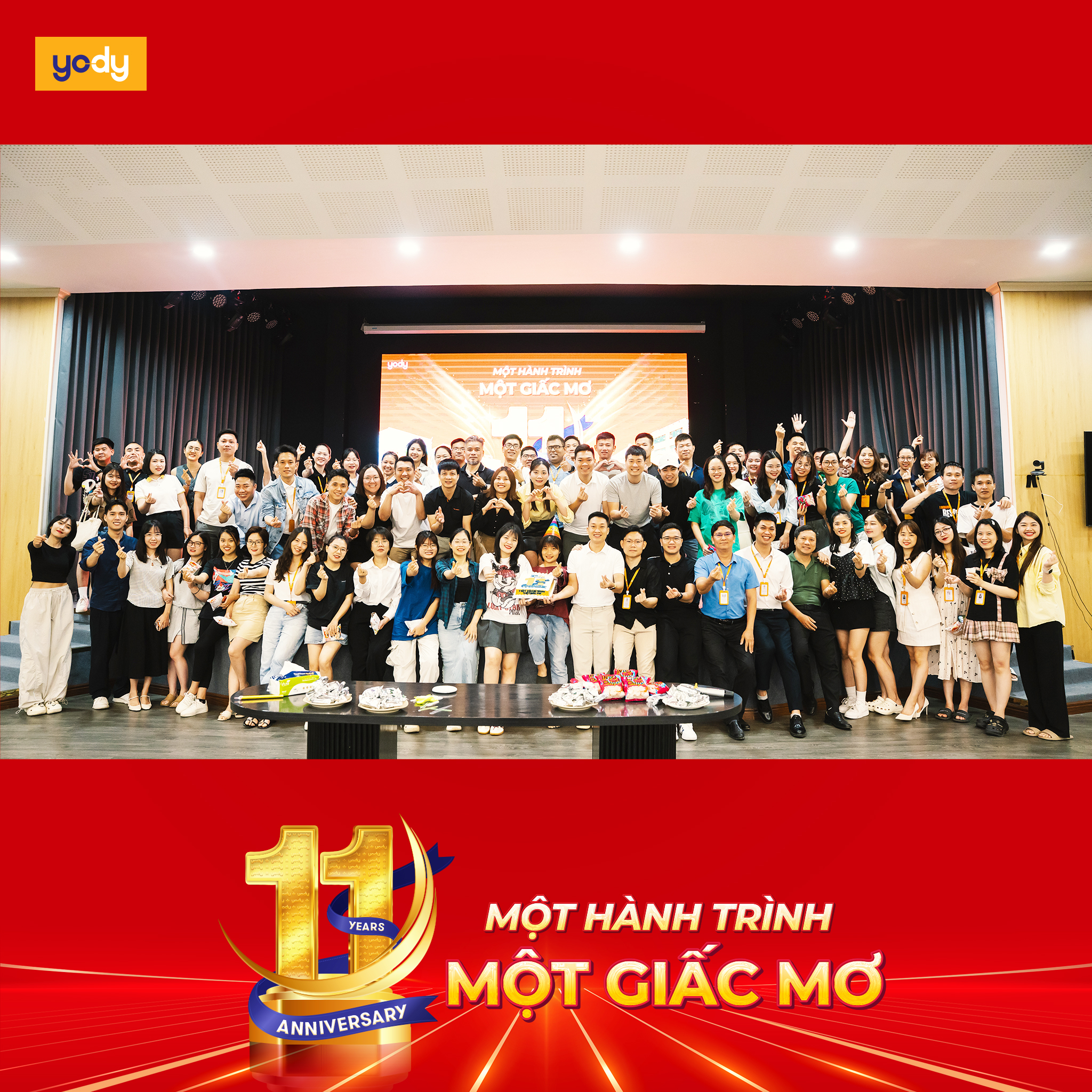 YODY 11 TUỔI – MỘT HÀNH TRÌNH, MỘT GIẤC MƠ